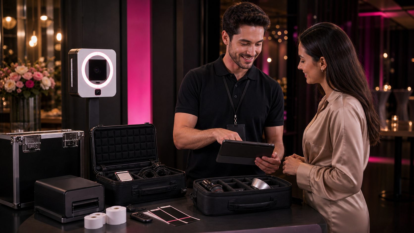 Auslieferung und &Uuml;bergabe nach dem Fotobox Event